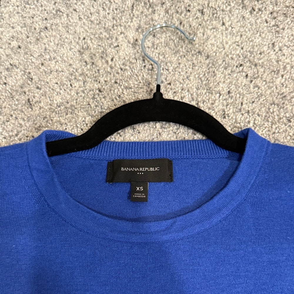 Banana Republic Royal Blue Knit Top - Picture 2 of 2